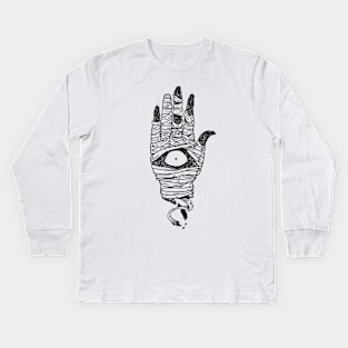 Cursed Hand Kids Long Sleeve T-Shirt